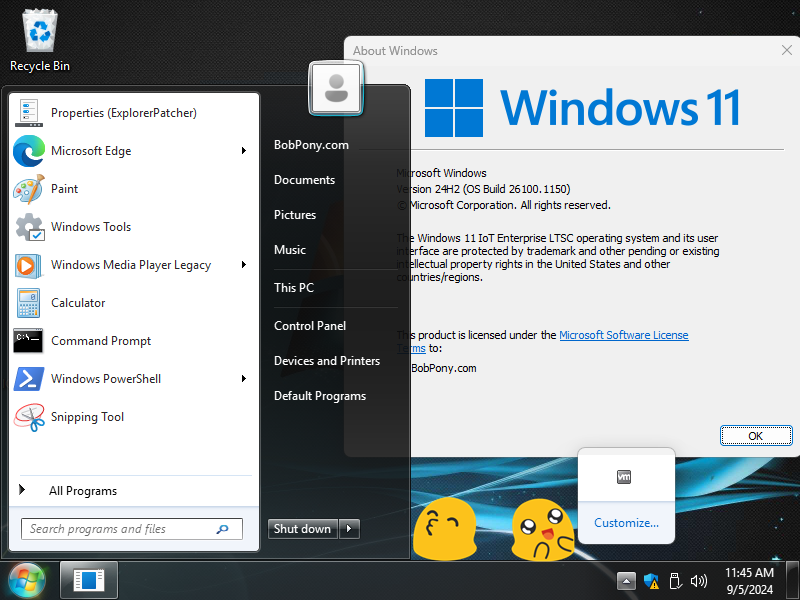 Windows 7 Explorer for Windows 11