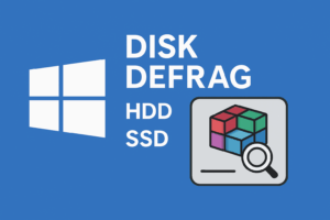 Disk Defrag HDD and SSD